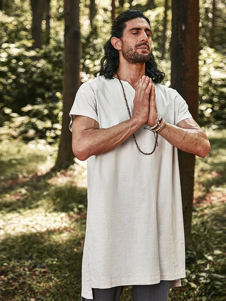 Soft Linen Blend Long Top sold by Coofandy product image thumbnail 5