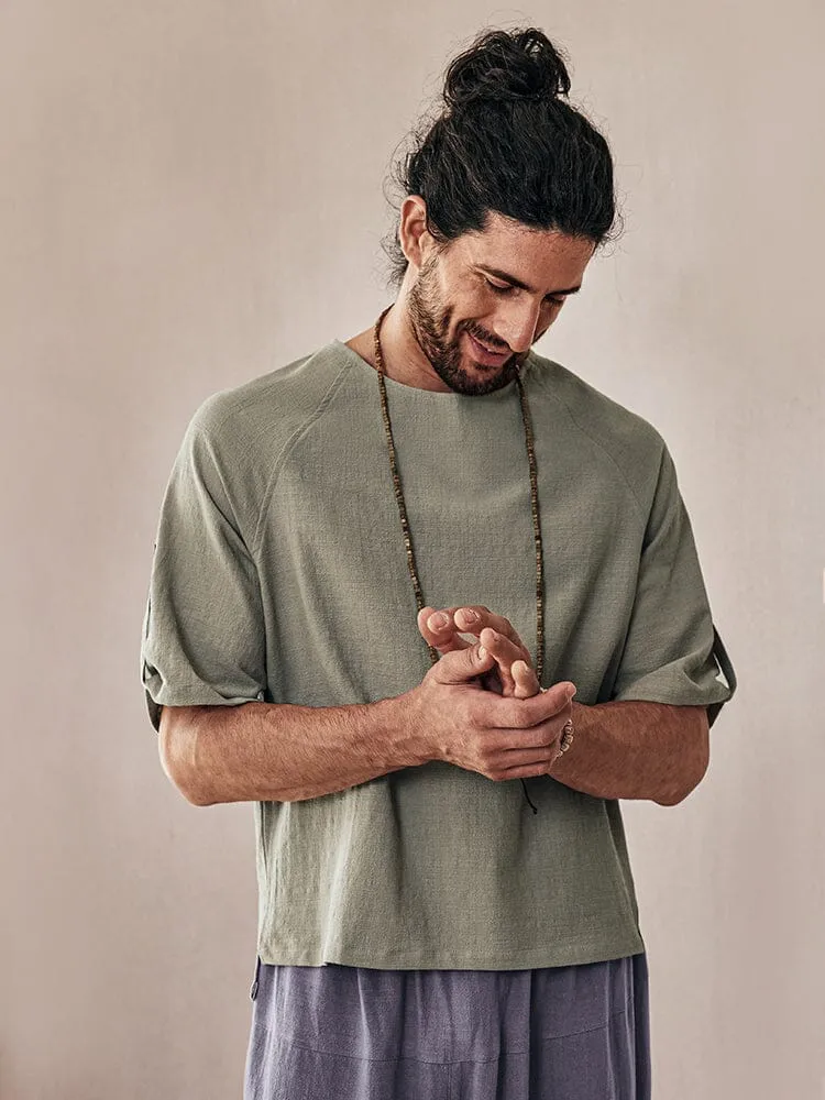 Premium Cotton Linen Top sold by Coofandy