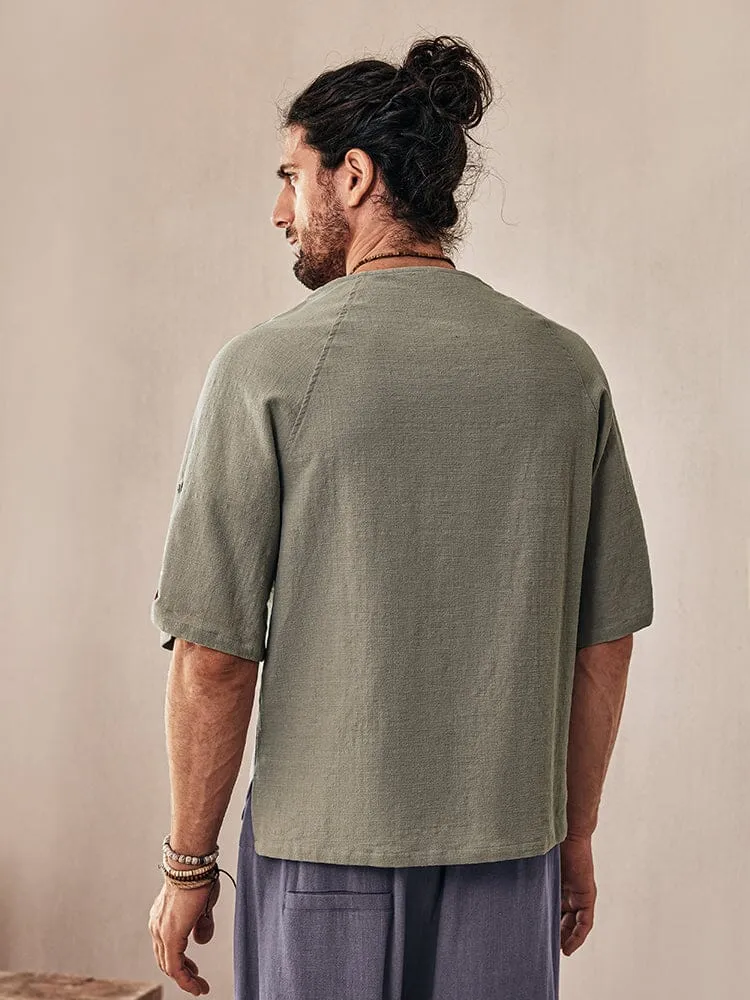 Premium Cotton Linen Top sold by Coofandy product image thumbnail 5