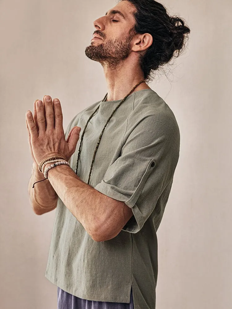 Premium Cotton Linen Top sold by Coofandy product image thumbnail 3