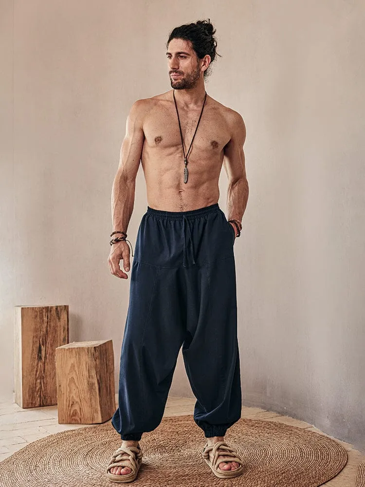 Cozy Linen Blend Harem Pants sold by Coofandy product image thumbnail 2