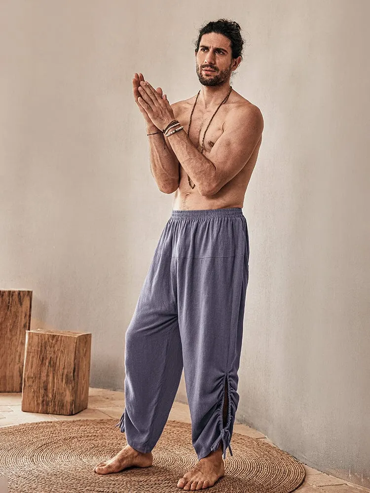 Casual Loose Linen Blend Pants sold by Coofandy product image thumbnail 3