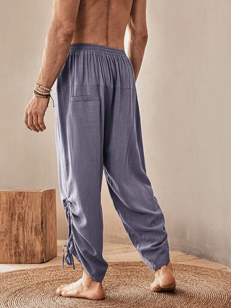 Casual Loose Linen Blend Pants sold by Coofandy product image thumbnail 4