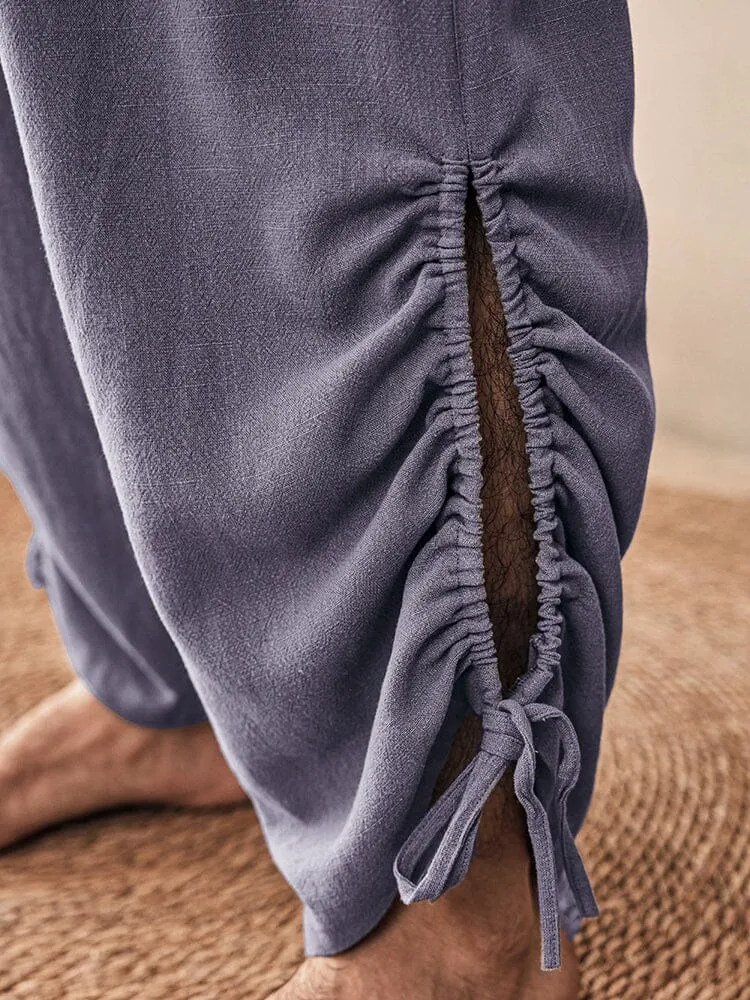 Casual Loose Linen Blend Pants sold by Coofandy product image thumbnail 5