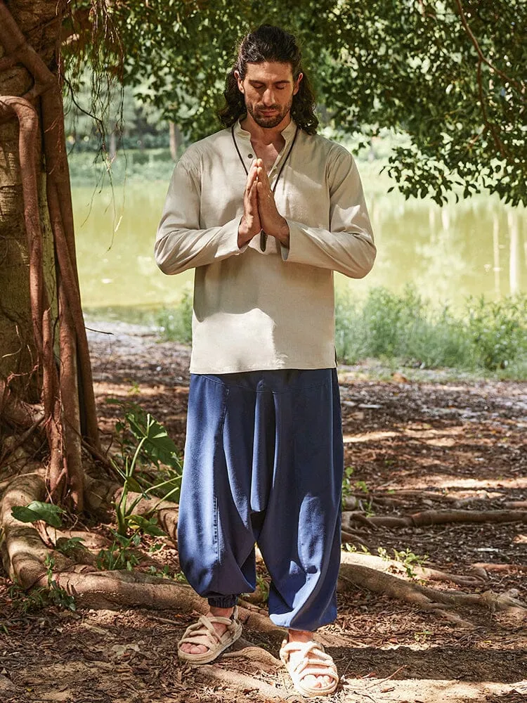 Casual Linen Blend Shirt sold by Coofandy product image thumbnail 5