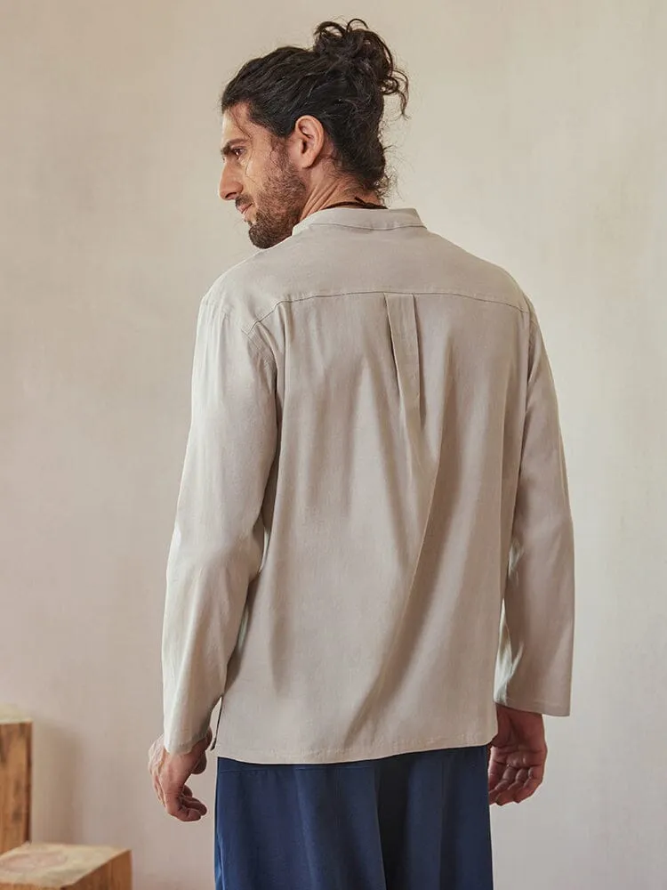 Casual Linen Blend Shirt sold by Coofandy product image thumbnail 3