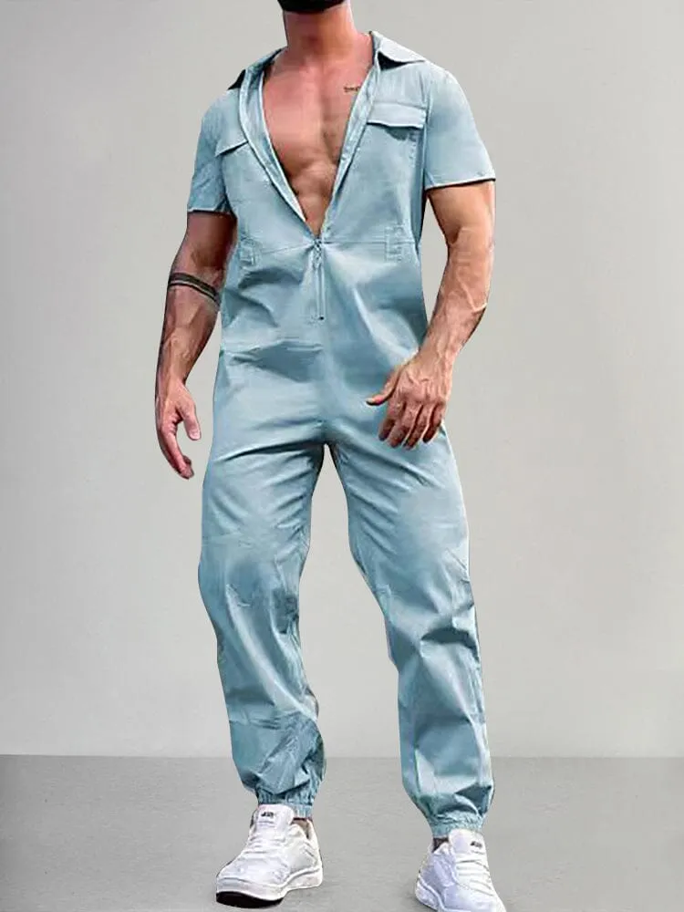 Casual Cozy Beam Feet Jumpsuit sold by Coofandy product image thumbnail 3