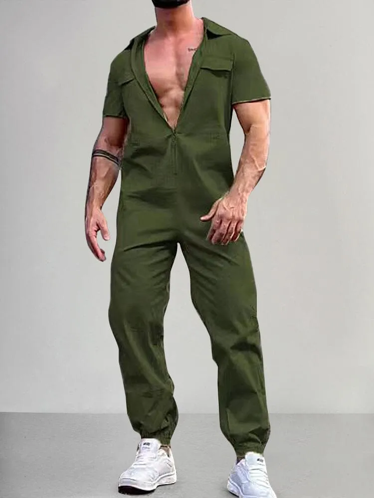 Casual Cozy Beam Feet Jumpsuit sold by Coofandy product image thumbnail 4