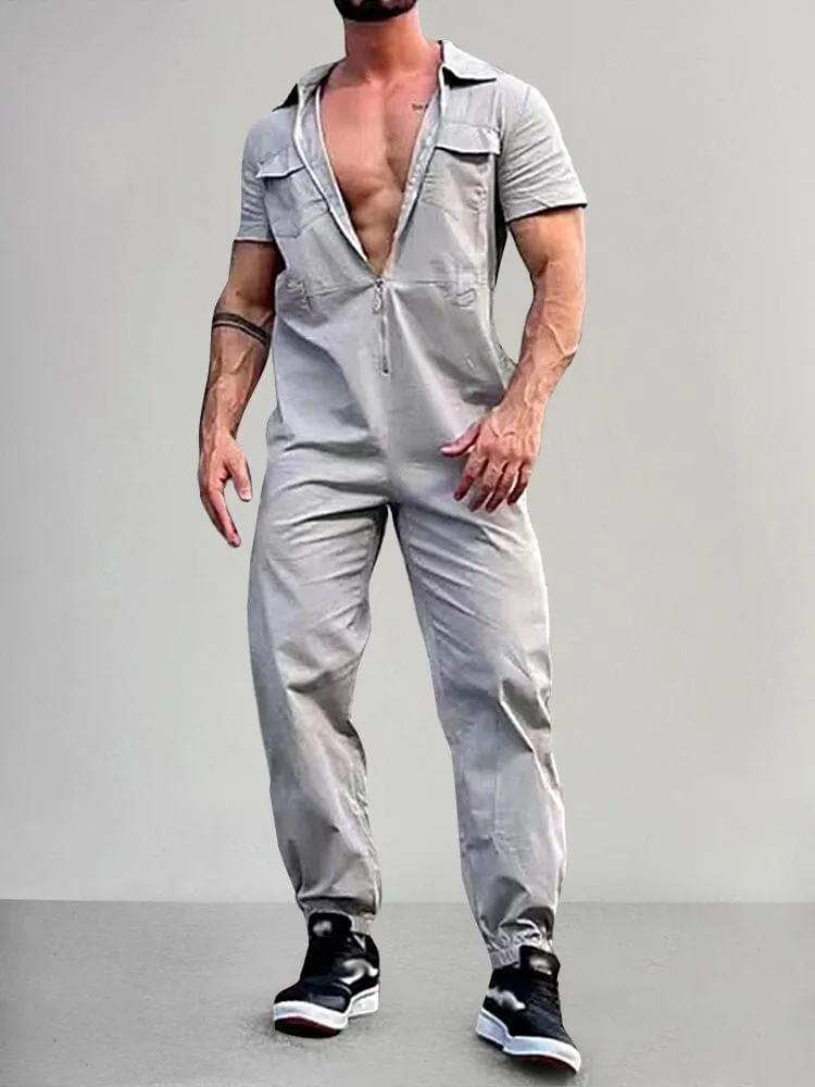 Casual Cozy Beam Feet Jumpsuit sold by Coofandy product image thumbnail 2