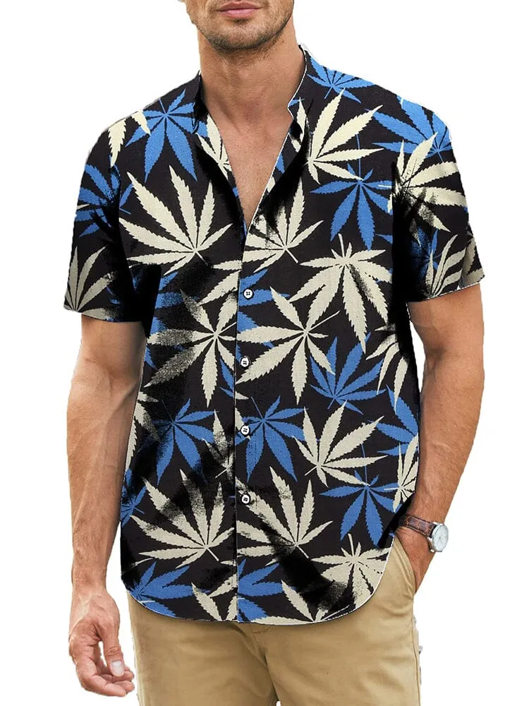 Classic Printed Linen Blend Shirt (US Only) sold by Coofandy product image thumbnail 3