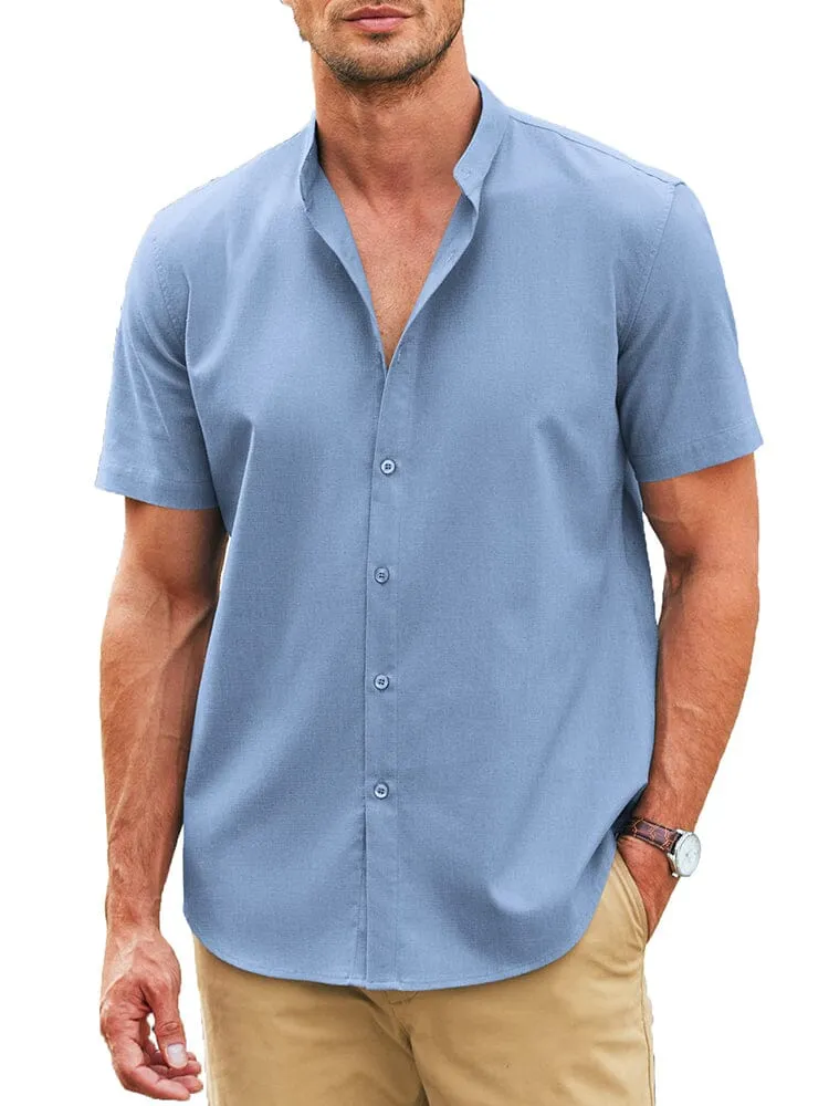 Classic Fit Linen Blend Shirt (US Only) sold by Coofandy product image thumbnail 4