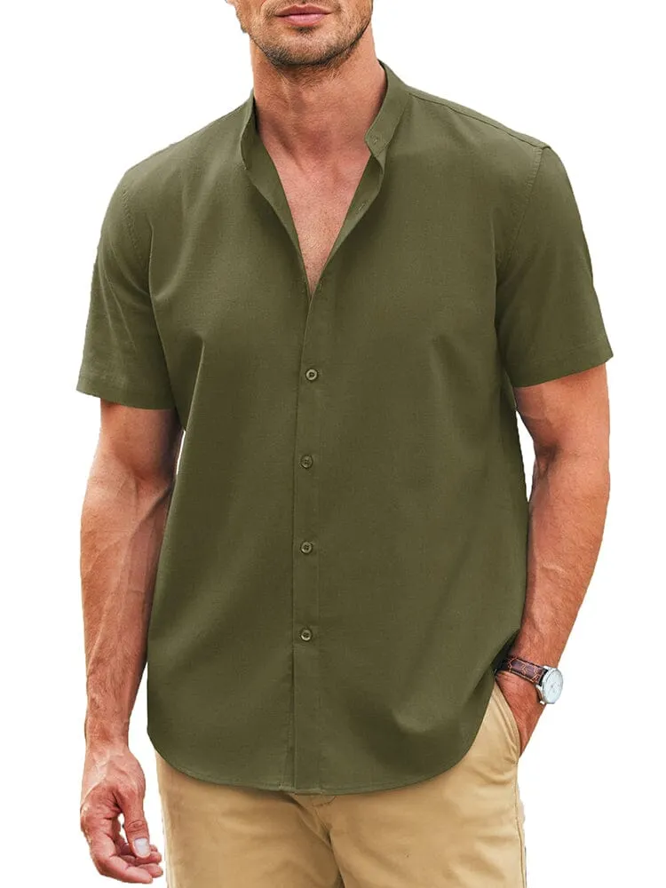 Classic Fit Linen Blend Shirt (US Only) sold by Coofandy product image thumbnail 2