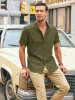 Classic Fit Linen Blend Shirt (US Only) sold by Coofandy