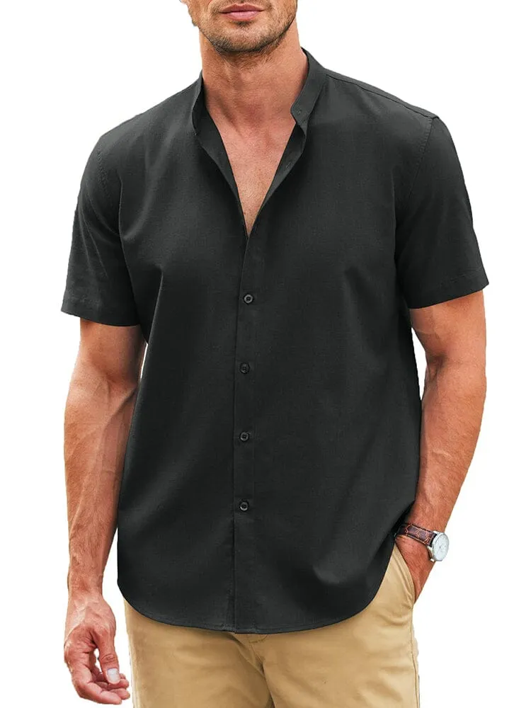 Classic Fit Linen Blend Shirt (US Only) sold by Coofandy product image thumbnail 3