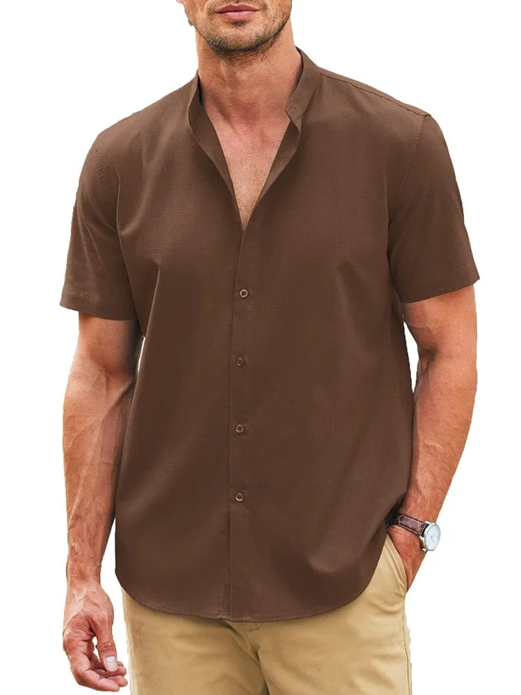 Classic Fit Linen Blend Shirt (US Only) sold by Coofandy product image thumbnail 5