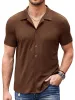 Casual Slim Fit Knit Shirts (US Only) sold by Coofandy