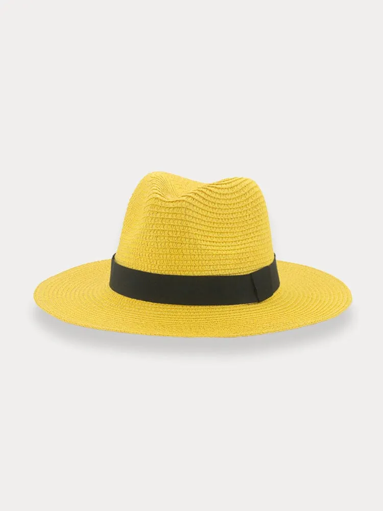 Breathable Flat Brim Beach Hat sold by Coofandy product image thumbnail 5