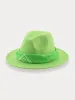 Flat Brim Fedora Hat with Kirchief sold by Coofandy
