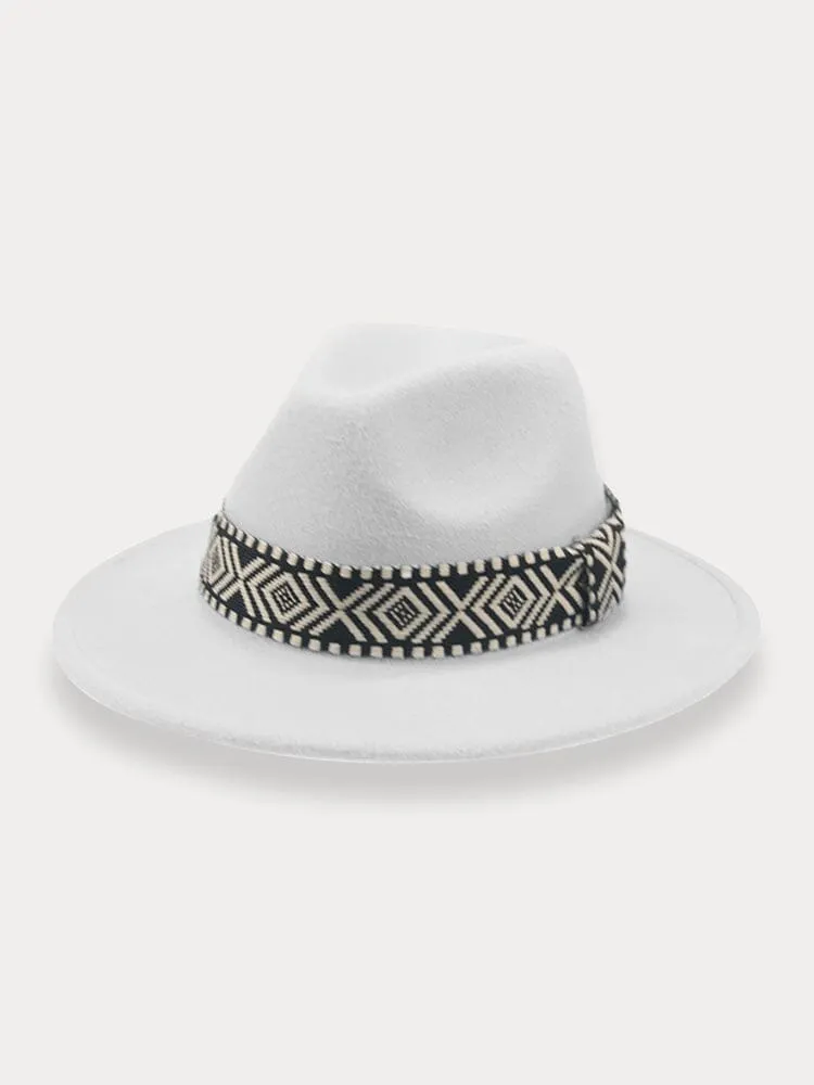 Fedora Hat with Band sold by Coofandy