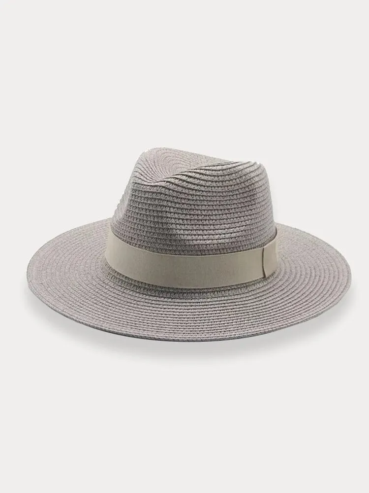Classic Flat Brim Beach Hat sold by Coofandy product image thumbnail 4