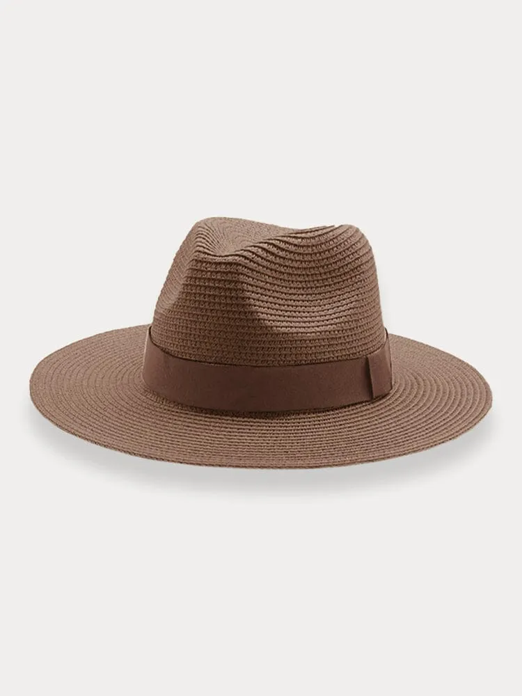 Classic Flat Brim Beach Hat sold by Coofandy product image thumbnail 3
