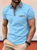 Casual Plaid Collar Polo Shirt sold by Coofandy