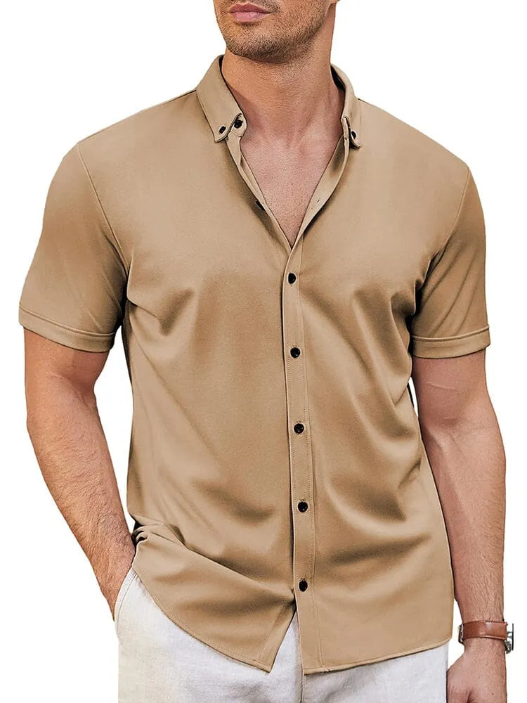 Casual Soft Wrinkle Free Shirt (US Only) sold by Coofandy product image thumbnail 4