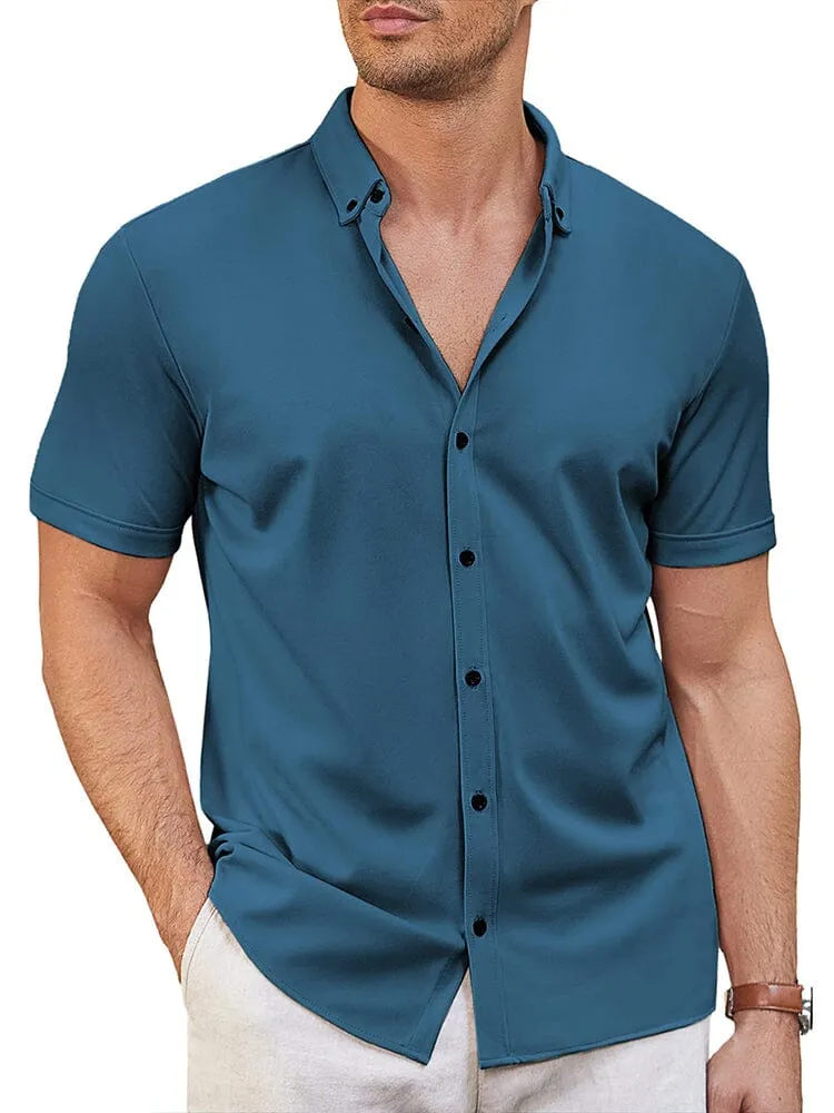 Casual Soft Wrinkle Free Shirt (US Only) sold by Coofandy product image thumbnail 5