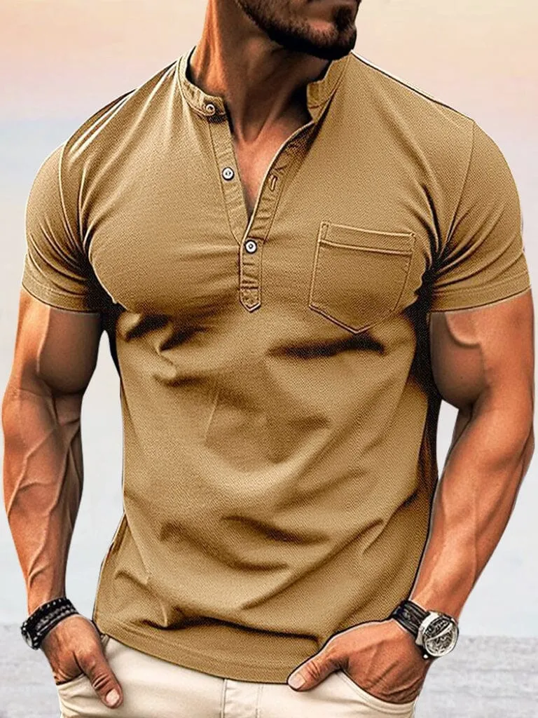 Casual Soft Henley Shirt sold by Coofandy