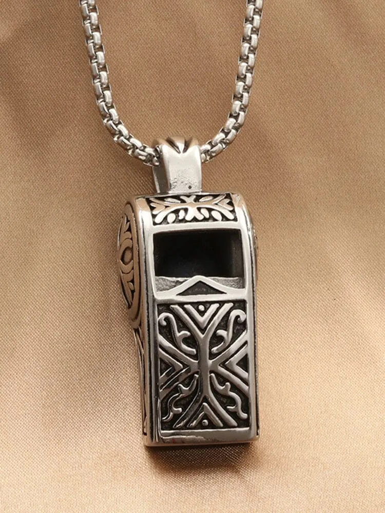 Vintage Whistles Pendant with Chain sold by Coofandy product image thumbnail 2