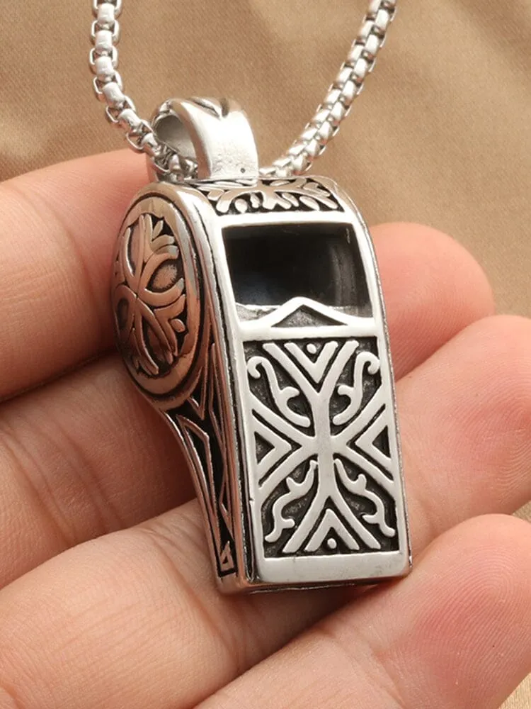 Vintage Whistles Pendant with Chain sold by Coofandy product image thumbnail 3