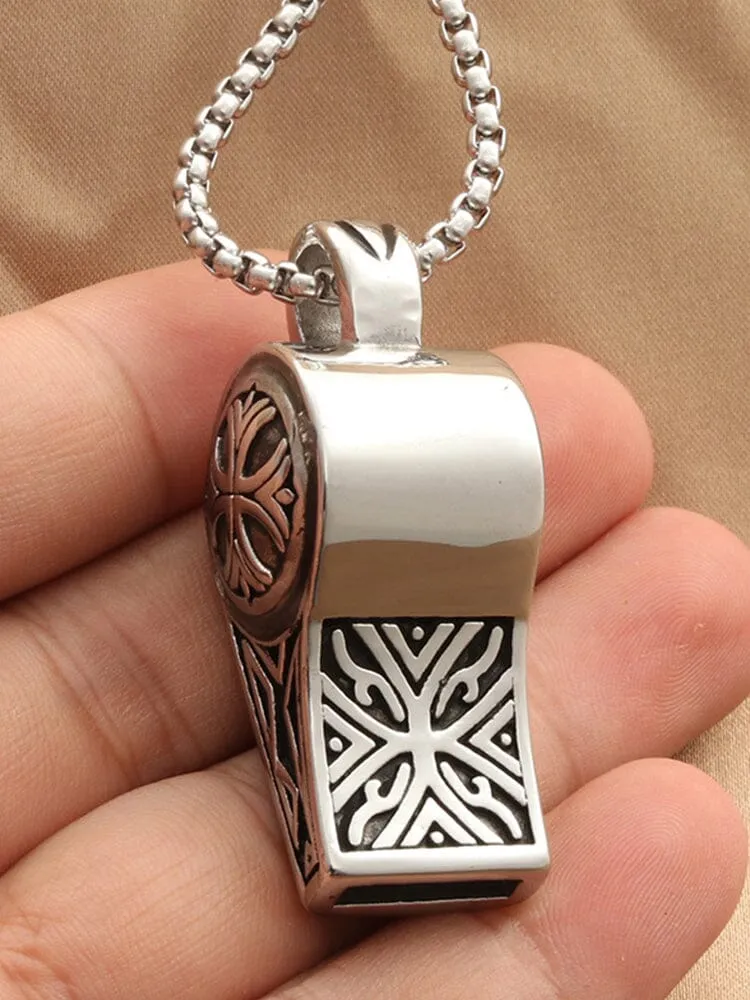 Vintage Whistles Pendant with Chain sold by Coofandy product image thumbnail 4