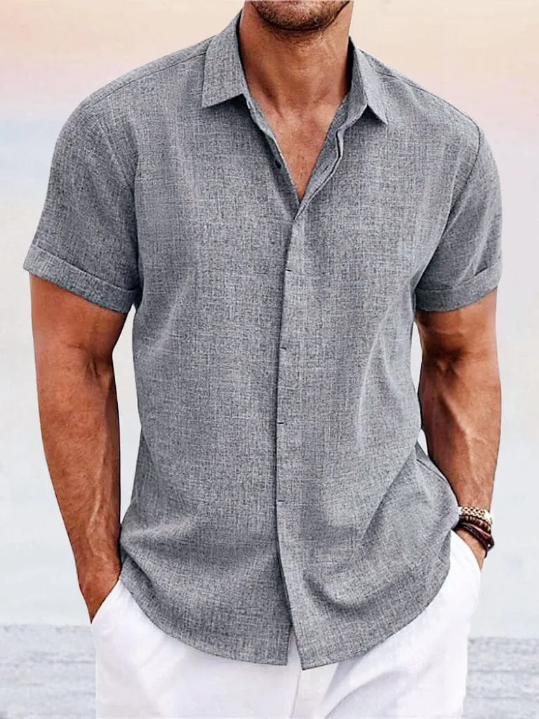Casual Cotton Linen Shirt sold by Coofandy product image thumbnail 3