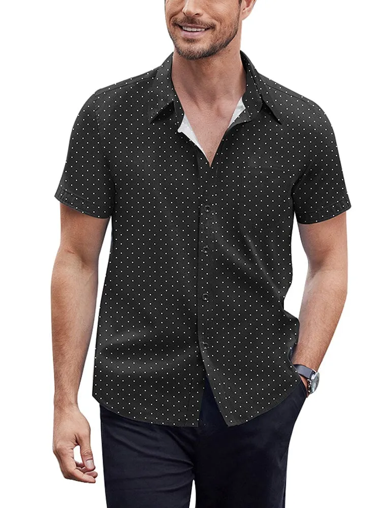 Soft Polka Dot Shirt (US Only) sold by Coofandy product image thumbnail 4