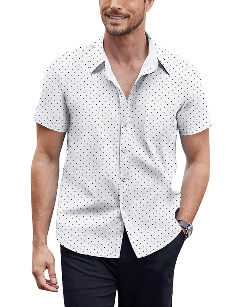 Soft Polka Dot Shirt (US Only) sold by Coofandy product image thumbnail 2