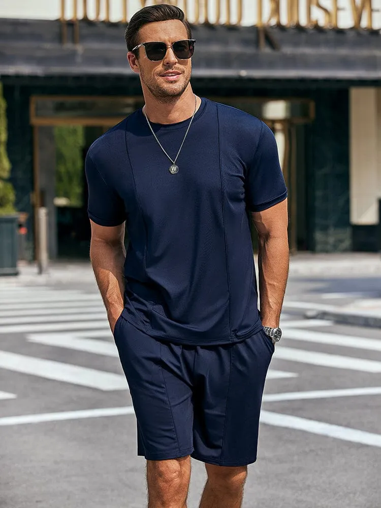 Casual Stretchy Tracksuit Sets (US Only) sold by Coofandy product image thumbnail 3