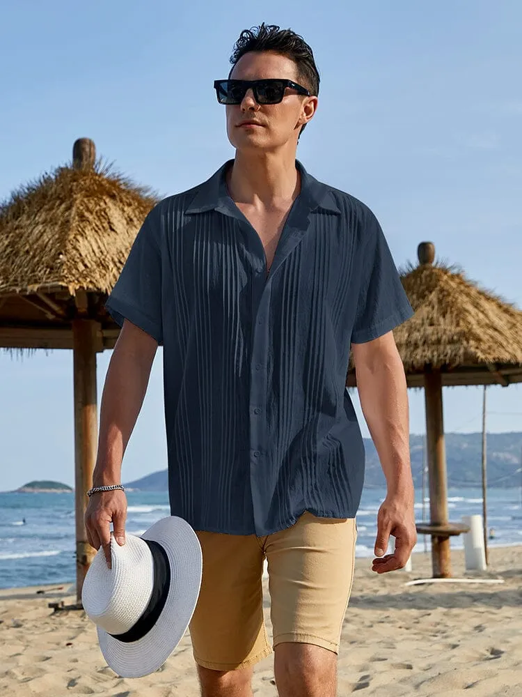 Cotton Relaxed Fit Beach Shirt (US Only) sold by Coofandy product image thumbnail 4
