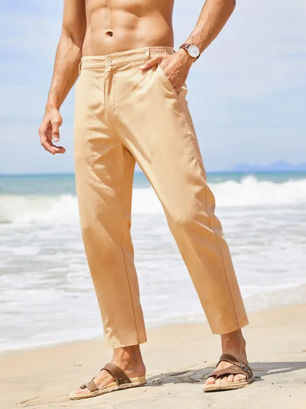 Classic Breathable Linen Pants (US Only) sold by Coofandy
