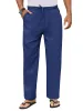 Casual Straight Linen Drawstring Pants (US Only) sold by Coofandy