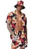 Hawaiian Beach Sets with Bucket Hat (US Only) sold by Coofandy