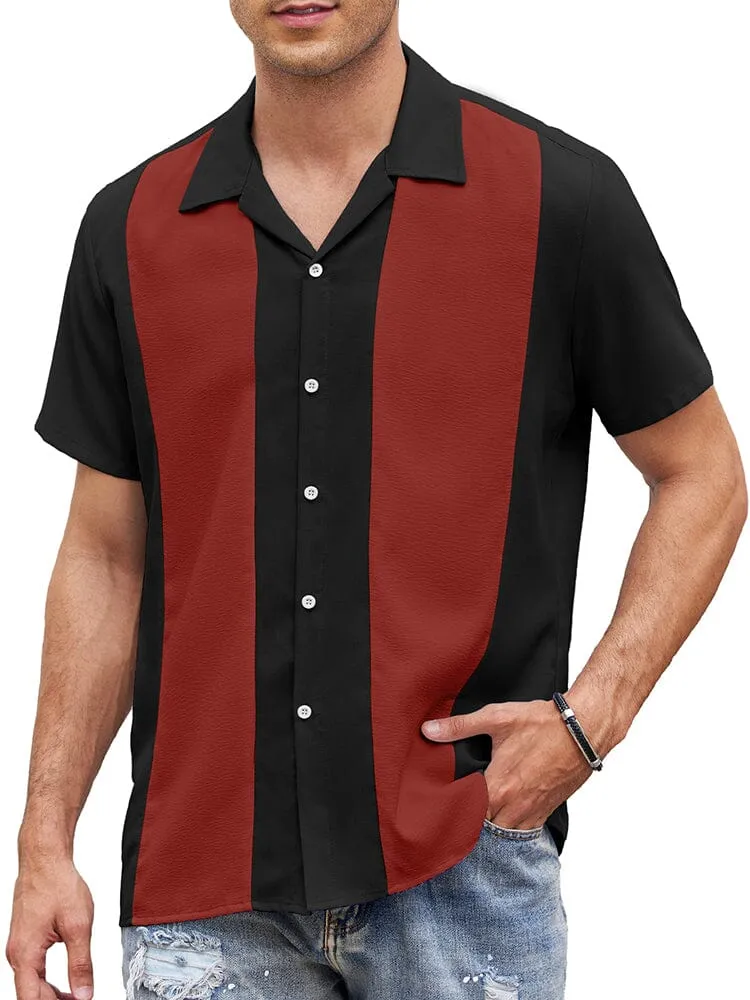 Casual Breathable Splicing Shirt (US Only) sold by Coofandy product image thumbnail 4