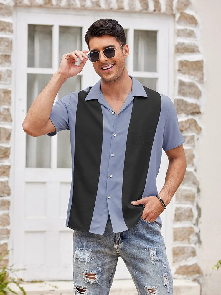Casual Breathable Splicing Shirt (US Only) sold by Coofandy