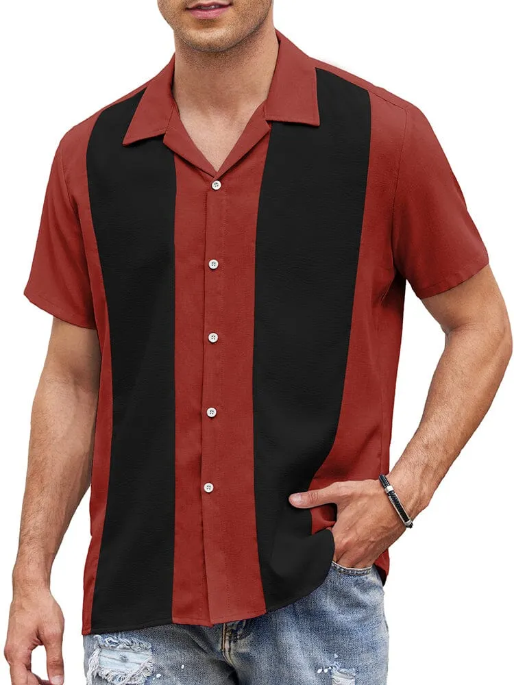 Casual Breathable Splicing Shirt (US Only) sold by Coofandy product image thumbnail 2