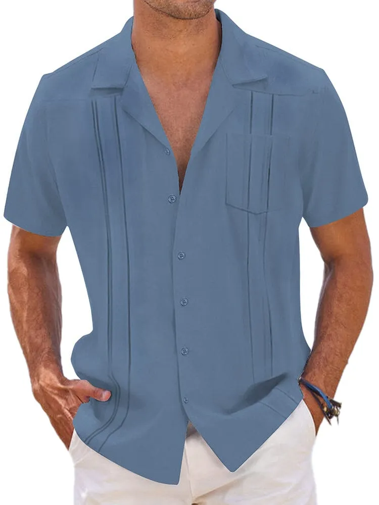 Casual Linen Relaxed Fit Shirt (US Only) sold by Coofandy product image thumbnail 3