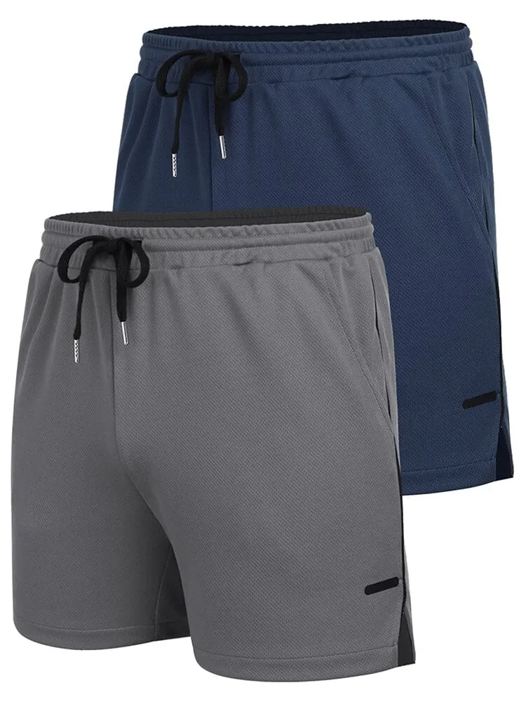 2-Piece Mesh Lightweight Workout Shorts (US Only) sold by Coofandy product image thumbnail 3