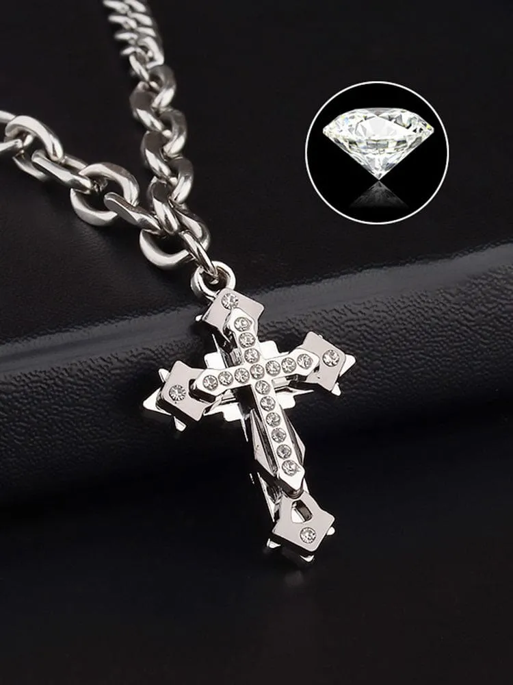 Stylish Crucifix Pendant with Chain sold by Coofandy product image thumbnail 4