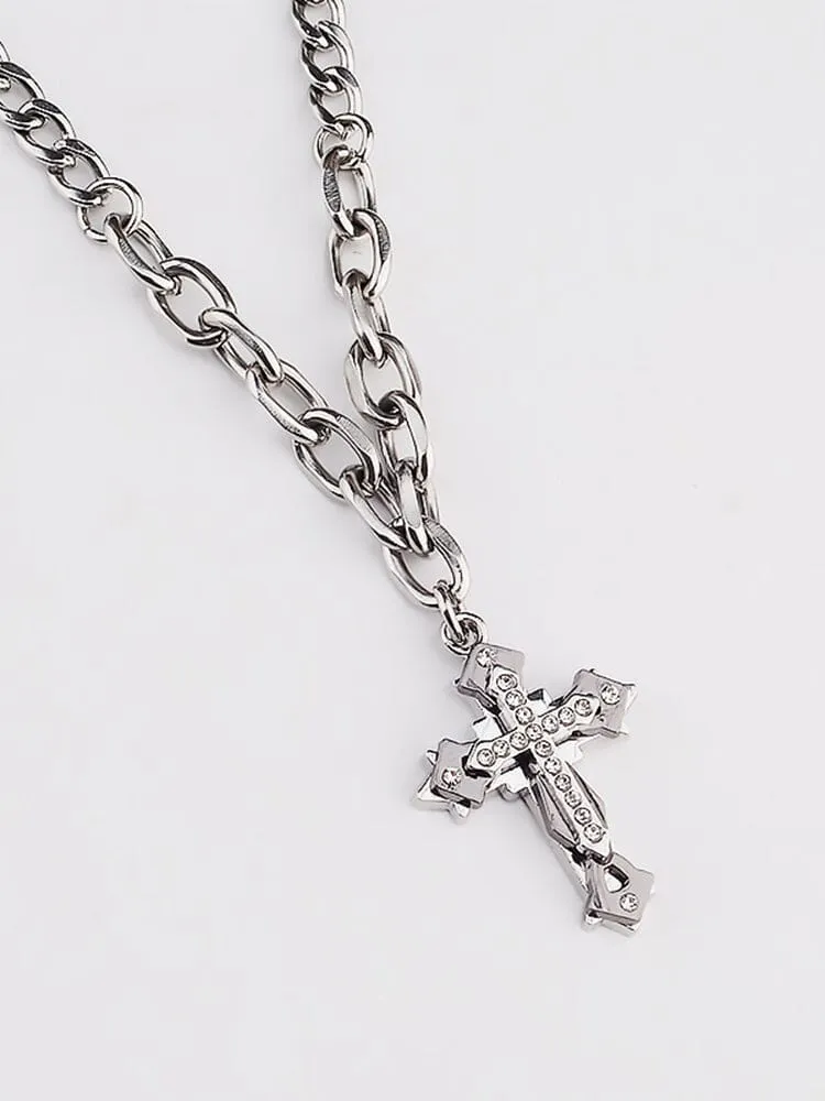 Stylish Crucifix Pendant with Chain sold by Coofandy product image thumbnail 2