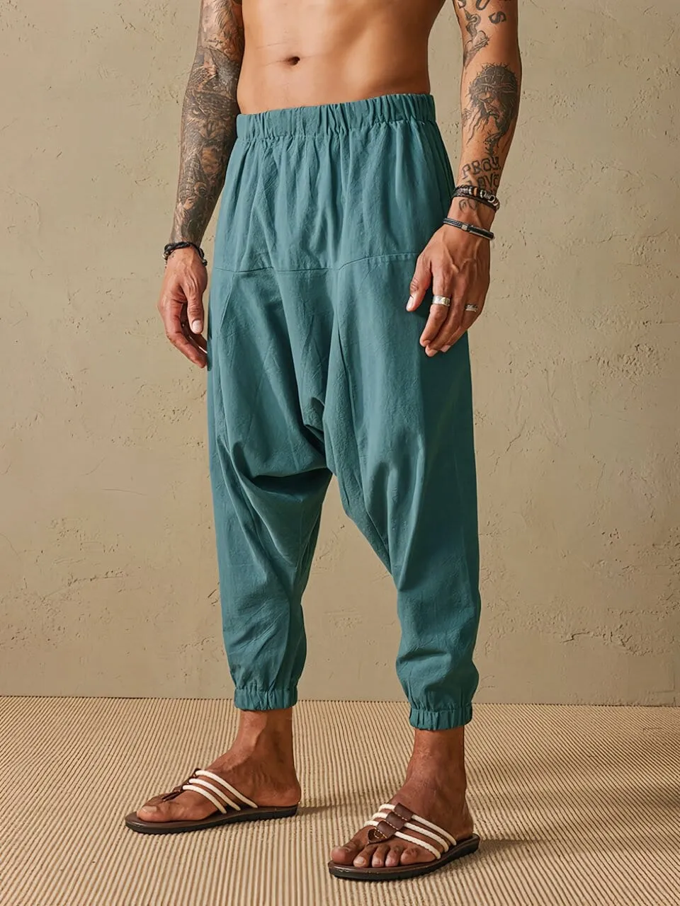 Casual Linen Style Loose Pants sold by Coofandy product image thumbnail 2