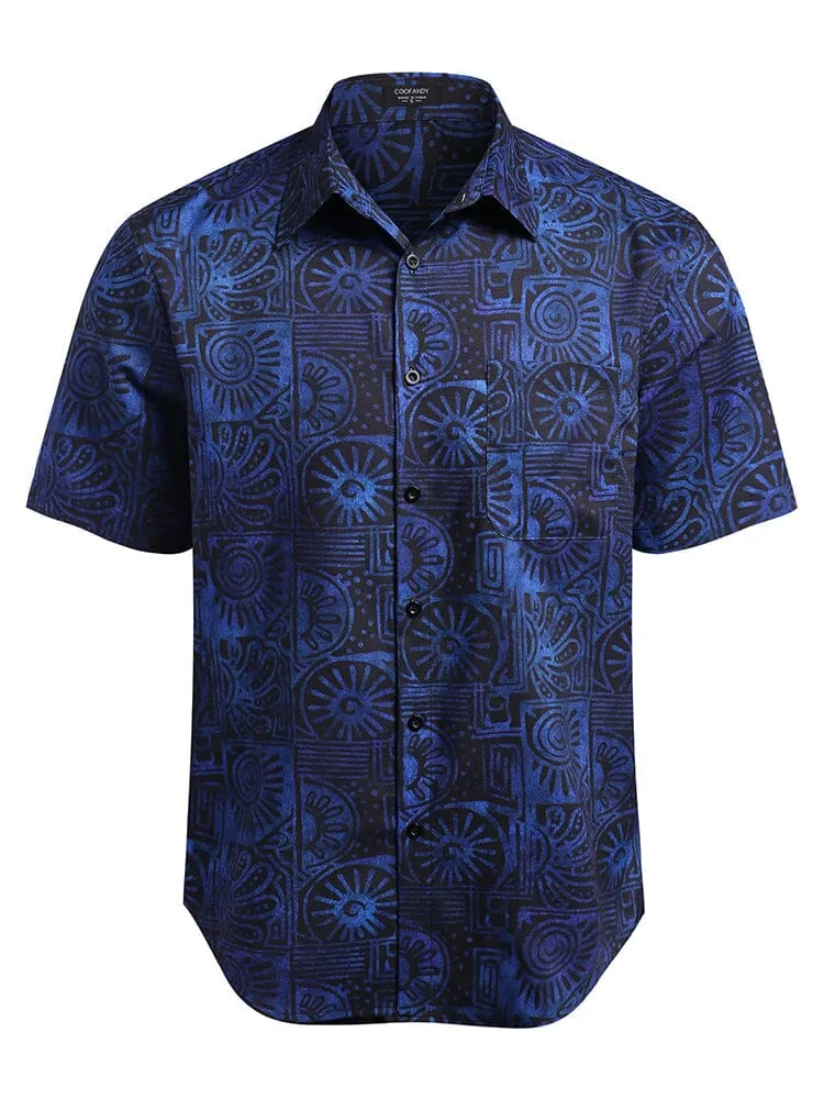 Hawaiian Tropical Button Down Vintage Floral Shirt (US Only) sold by Coofandy product image thumbnail 5