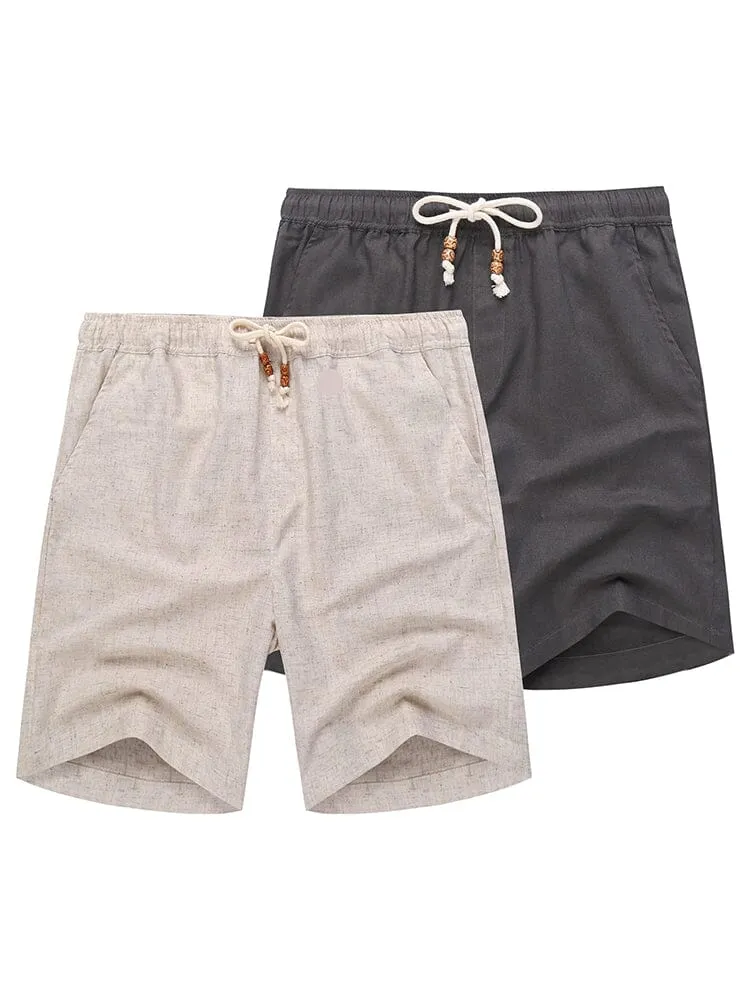 Casual 2-Piece Linen Holiday Shorts (Us Only) sold by Coofandy product image thumbnail 5